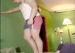 Feet slave, foot slave, trampling