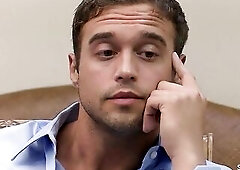 Ebony Black Cutie Cougar Boss Candice Nicole with Large Melons entice White Hunk to Interracial Screw at Job Interview