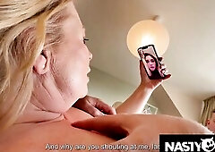 NastyClub - Large Boobed Redhead Tammie Lee Cheats on Cuck Wheelchaired Spouse!