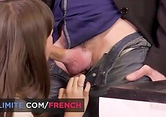 Cute French shoe sales angel Luna Rival has anal joy