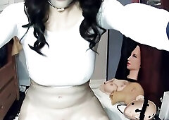 Quiet Nancy End! Quiet female doll Nancy unmasks from her doll mask to show u her true face!
