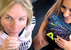 Blonde Blowjob Huge Cumshot Facial