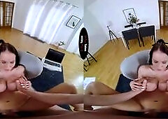 Hot black-haired teen 18 likes to suck cock