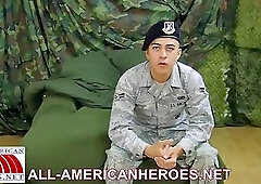 Horny Guy in Uniform Beating Off