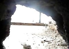 Slim ladyboy jerks off