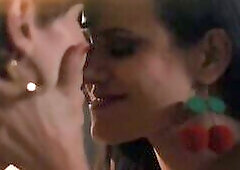 Busty babe fucked by smalltits TS friend