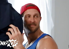 TWINKPOP - Construction Employee Paul Wagner Arches Maverick Sun Over His Ladder And Drills Him Stiff