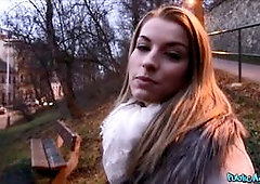 I saw this hot woman sitting nearby as I was taking a stroll so I thought I’d go and talk to her. She was immediately taken aback by me, “You agai