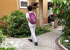 I invited the young boy after college to penetrate in my guest room