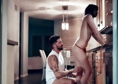 Guy penetrates shemale's ass in steamy anal session