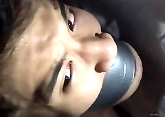 Handcuffed Asian Dude