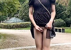 Asian Public Masturbation