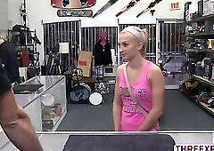 Sadie Leigh fucks pawn owner in the office