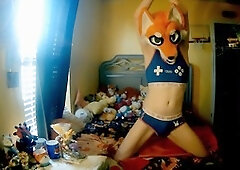 Foxiehikari Femboy Strip
