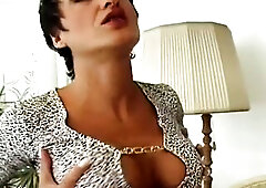 See this experienced woman mummified in taut plastic, her pulsating holes teased throughout the film as the taskmaster couple licks and her with oozin