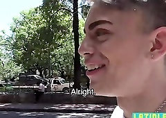 Sexy latino picked up on the street and fucked at home