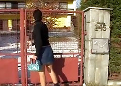 Smoking hot curvy teen gives grandpa a hot blowjob and rides