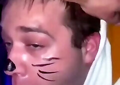 Dumb lawyer slut Steph Ericks worships top jock Adam's cock!