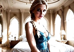 Elsa gets banged in Vagina and butt, i cum on her face -AixXxShaD- [AI Generated]