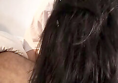 Asked to click here daybed… and just now widen her legs