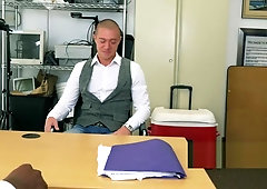 Shaved boner pounding tight ass