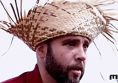 Horny Peasant Girl Alexis Crystal Gets Her Ass Slammed In Outdoor Threesome