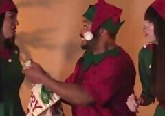 Santa gets punished by sexy elf