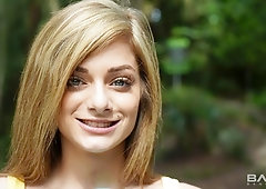 Crazy outdoor sex with a pretty slutty young babe Roxy Ryder