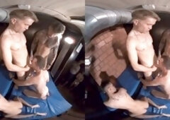 Hardcore 3D gang-bang in virtual reality with dominant tops Magnus Dyk and Jordan Fox