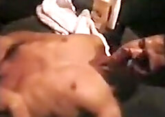 Crazy male in exotic vintage, bareback gay adult clip