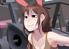 Horny asian transgender babes with huge cocks in steamy anal action