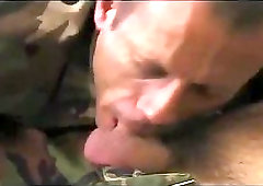 mature Soldiers poke