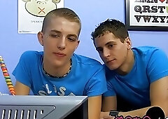 Young man screwed after having his massive cock sucked