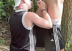 Cruising Hookup - Rough in the Woods