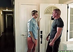 Jack and Trevor seduced Dale into a threeway sex