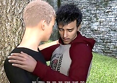 Gaymer, gay playthrough, gay first kiss