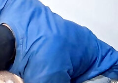 Home amateur clip of her sucking large schlong and him licking her taut booty - Hard bang