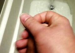 Wanking in a fresh shower....same result... ejaculation