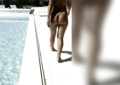 mother I'd like to fuck gets bang by the POOL, my cunt was jucie?
