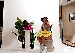 Bubbly butt teen pussy and ass rub hidden cam fucking