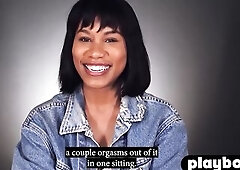 Black mother I'd like to fuck with ideal large boobs Jenna Foxx enjoys excitement masturbation