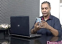 Cheating Girlfriend Sabrina Lins Gets a Double Anal