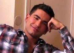 Horny Masseur Sucks His Dick Beside Clueless Gf