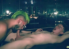 Hot Stepdaddy Camilo Brown Giving An Amazing Cum Swap Blowjob To Big Cock Beautiful Twink Nicolas Mucci