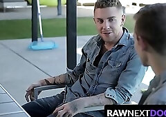 Gay Scott Finn's eagerness to suck off hung twink Danny Gunn