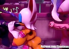 Toon, growth, giantess