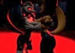 Loona Vs Kitty (Warning vore)