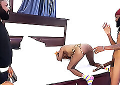 SEX SUPERVISION - Big Shaft Krissyjoh Featuring Long Huge Penis Strawberry and Deep Pussy Ladygold