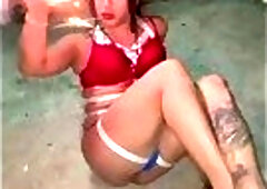 Fourth of July strip tease video