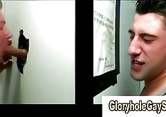 Dumb straight dude mislead into gay blowout